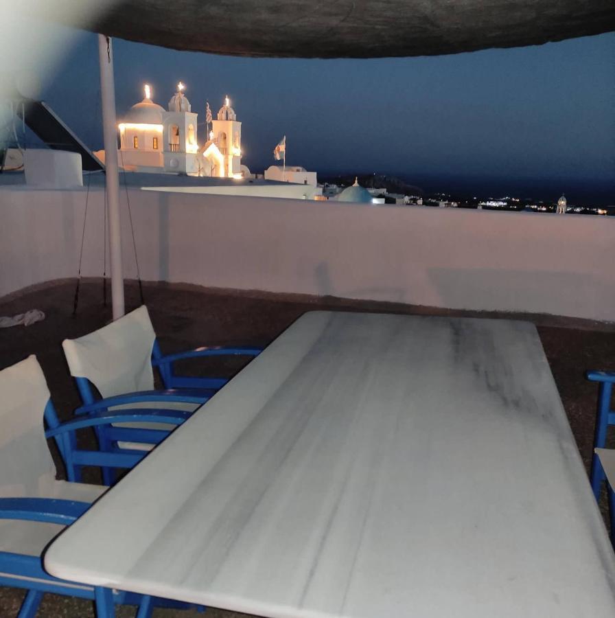 Aegean Sea View House In Traditional Village Megalochori  Bagian luar foto