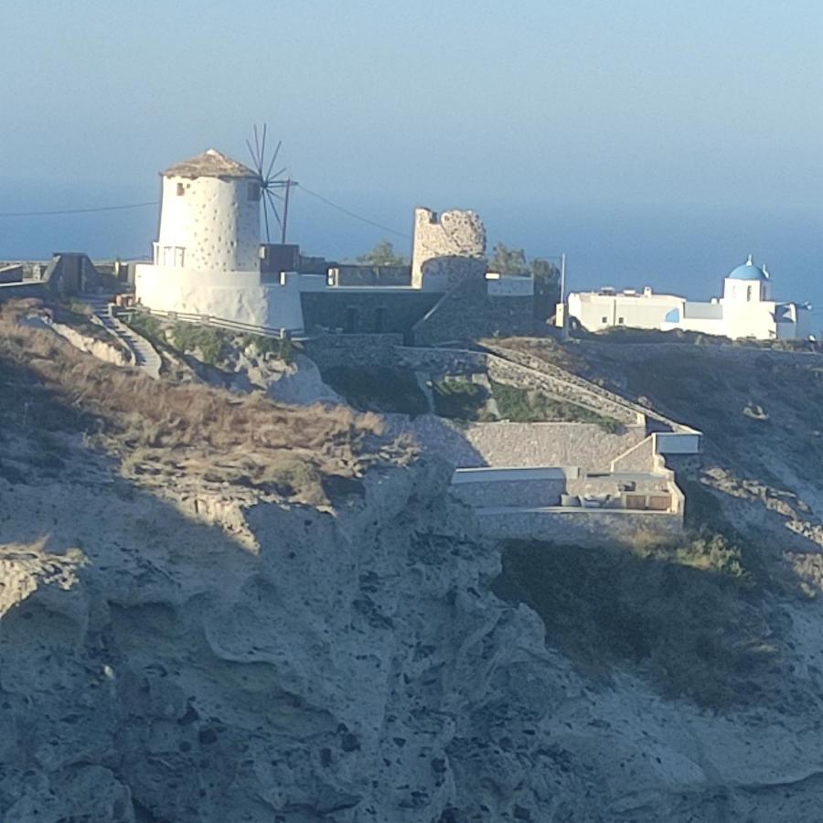 Aegean Sea View House In Traditional Village Megalochori  Bagian luar foto